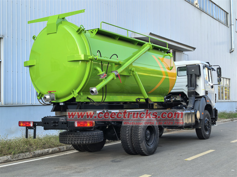 10000Liters septic pumper tanker truck