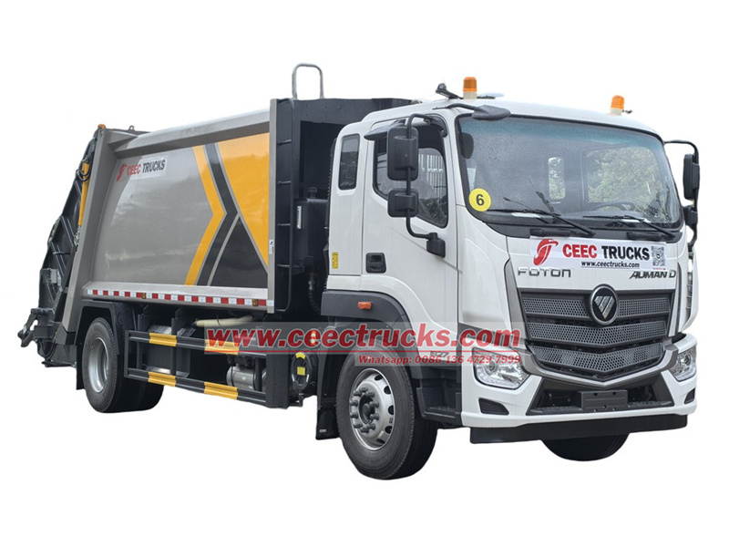 FOTON 16cbm rear loader garbage truck