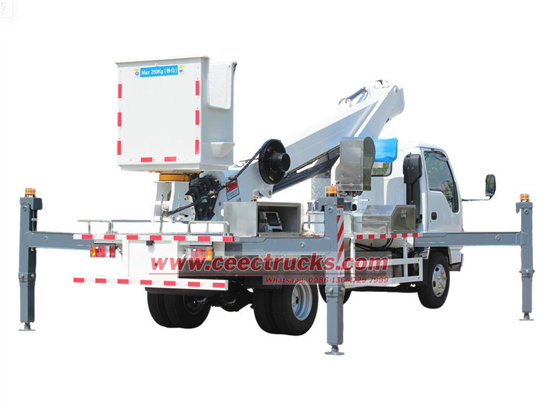 Isuzu 20m manlifter trucks export Mongolia