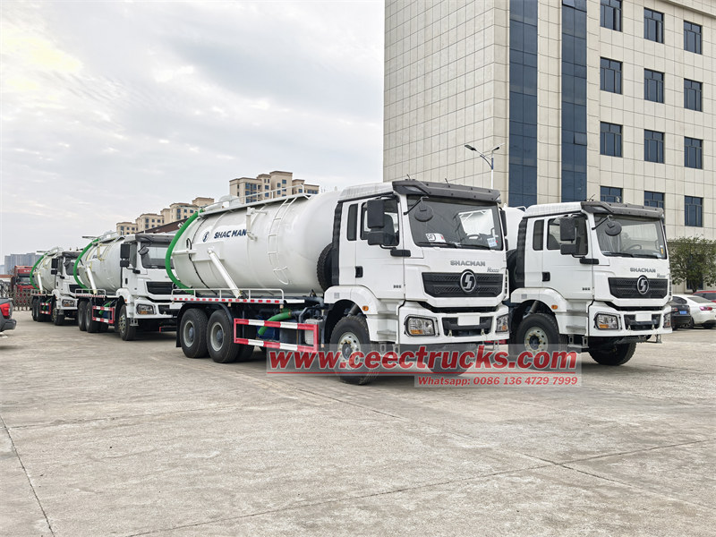 Shacman 20000L vacuum pumper truck