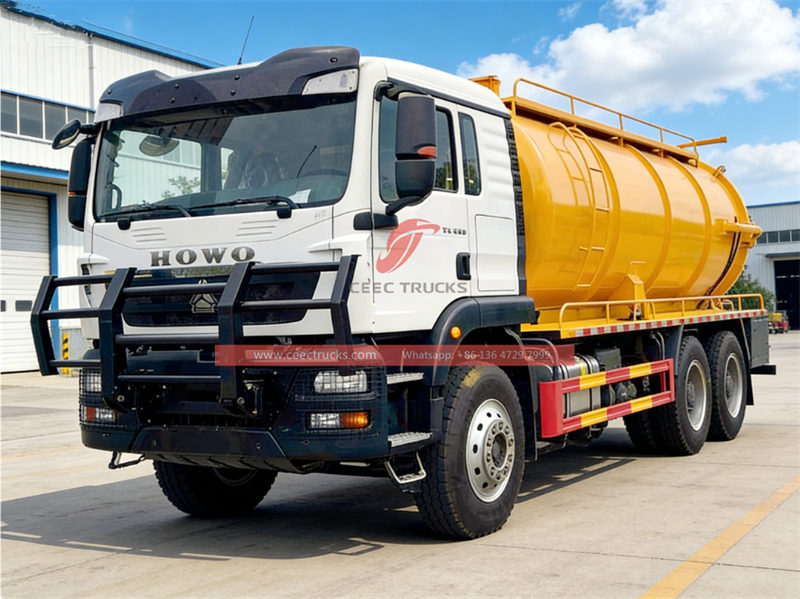 Howo 6x4 heavy sewage tank truck