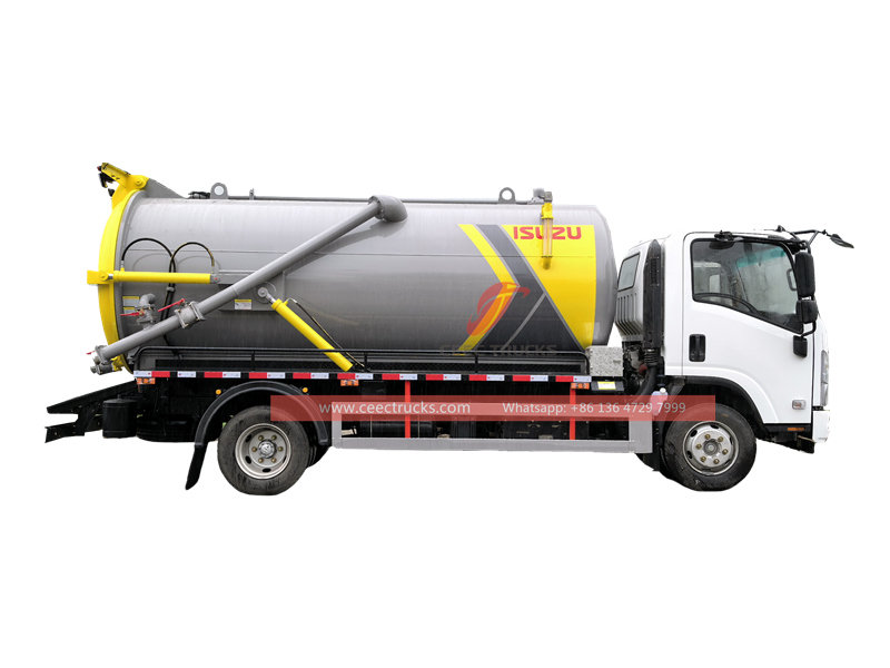 Howo 4x2 light sewage tank truck