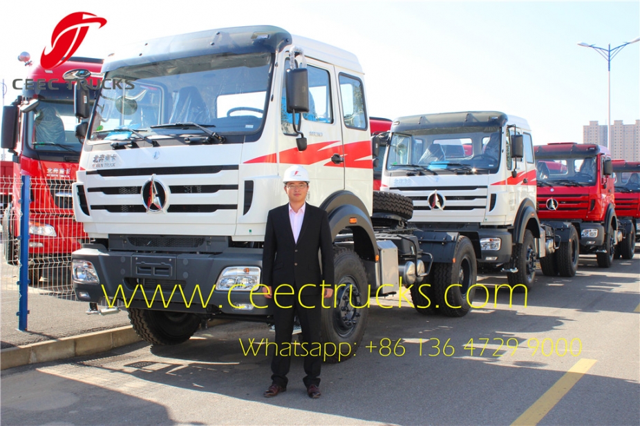 Kenya export Beiben 2538 tractor trucks