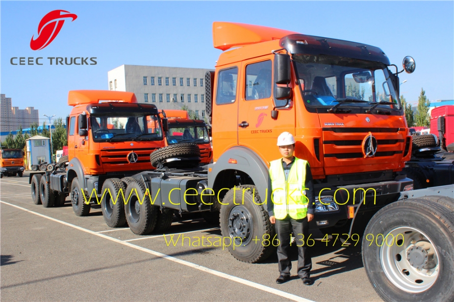 China NO.1 beiben 2638 tractor head supplier