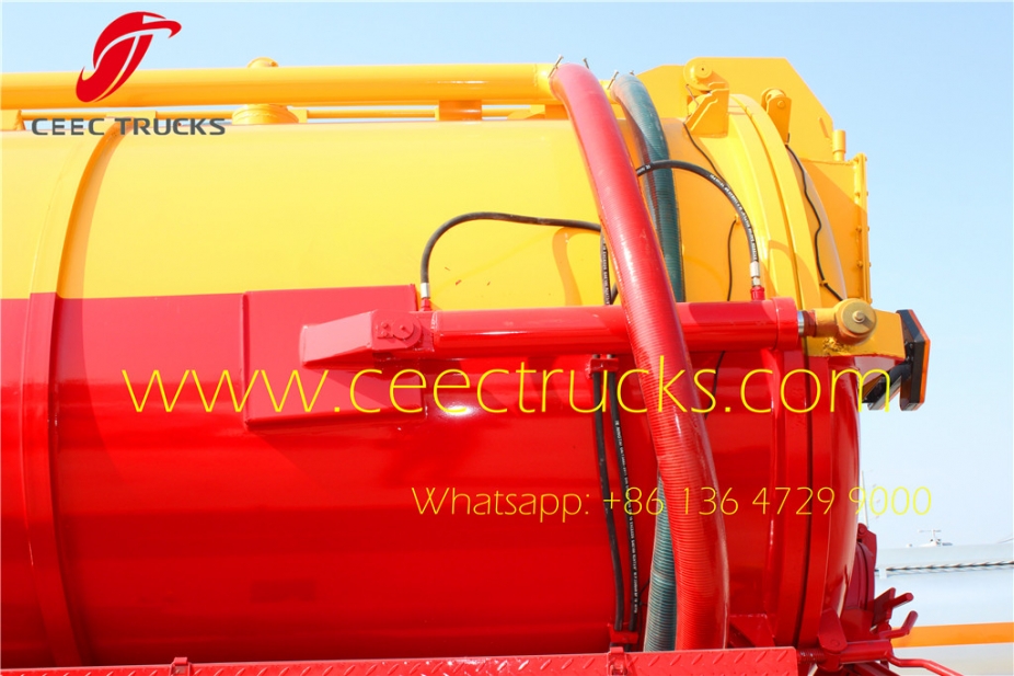 best dongfeng 10 CBM vacuum suction truck