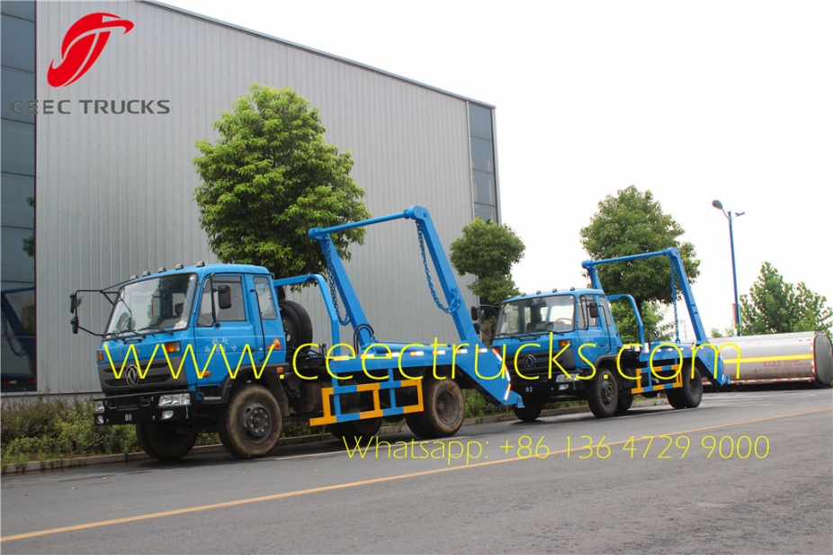 best dongfeng 10 CBM skip loader truck