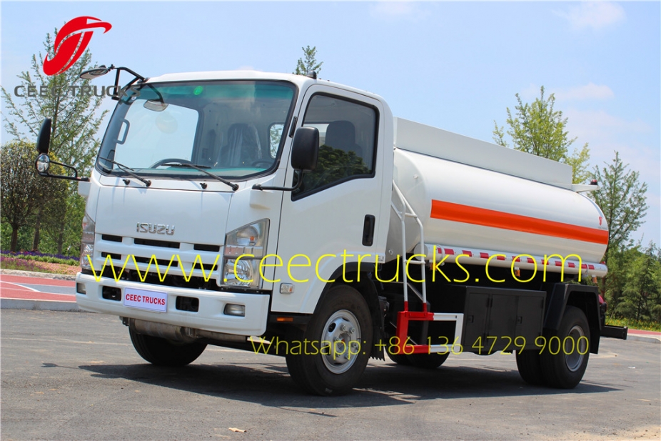 China TOP isuzu 5000 liters fuel tanker truck