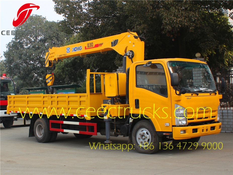 best isuzu 6300kg boom crane mounted truck