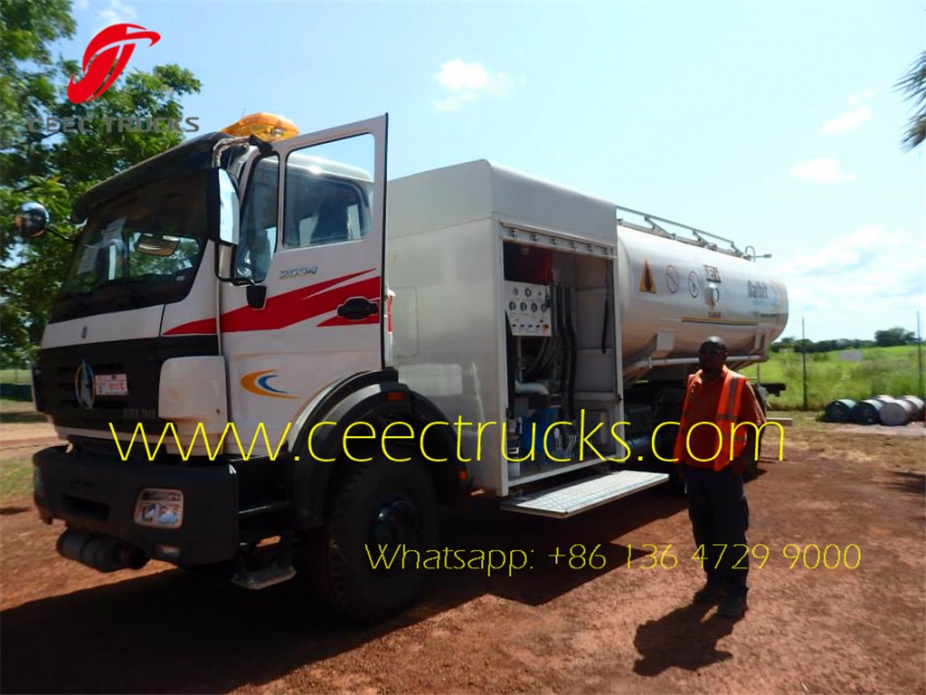 best congo beiben military 6*6 fuel tanker truck