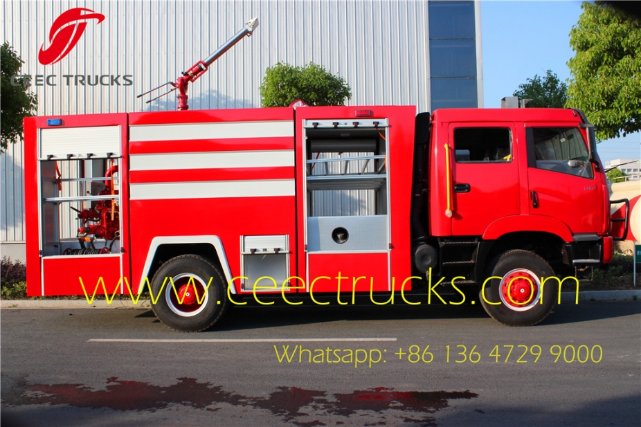 Kenya FAW brand 8000 liters firefighting trucks