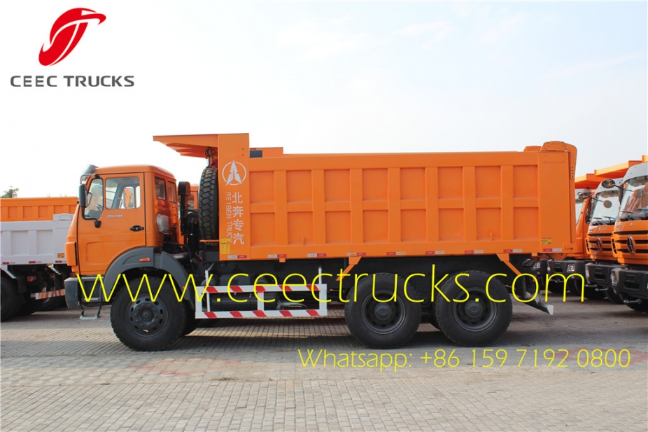 beiben 2538 tipper drawing north benz 6*4 dumper trucks