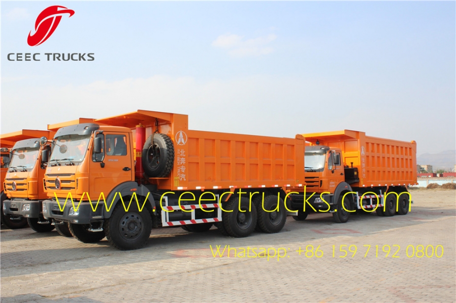 beiben 2538 tipper drawing north benz 6*4 dumper trucks