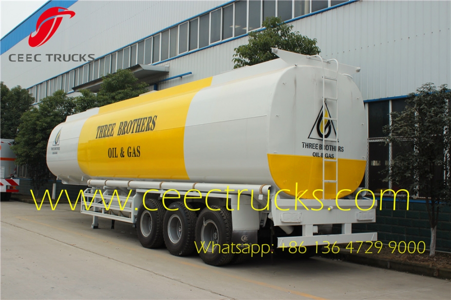 Heavy type 40000 liters fuel tanker semi trailer manufacturer