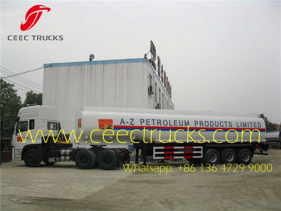 best quality 42 CBM fuel tanker semitrailer for sale