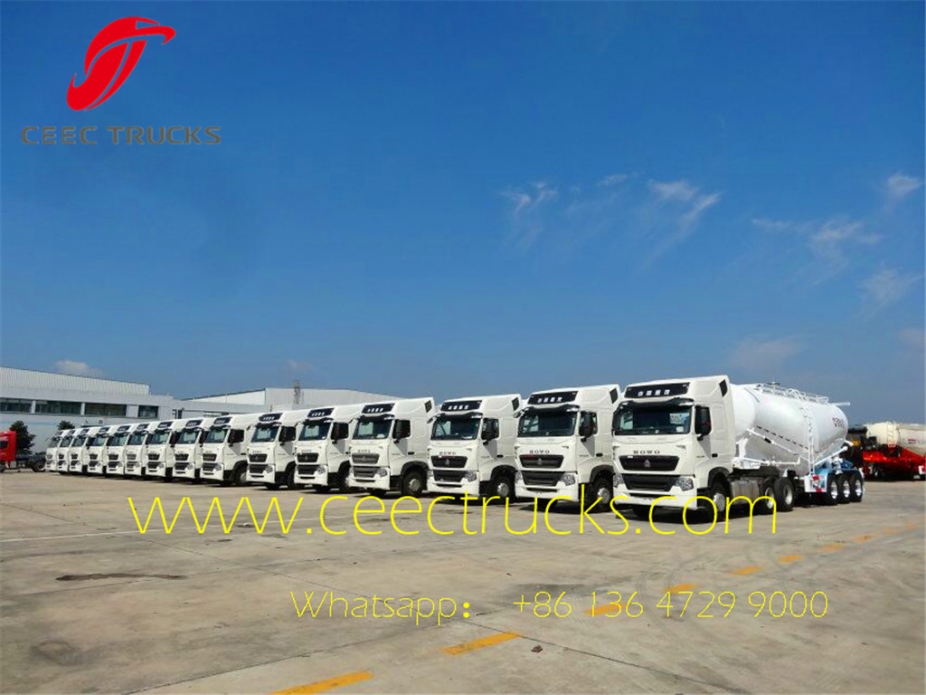 Togo 50 CBM cement bulk tanker semitrailer supplier