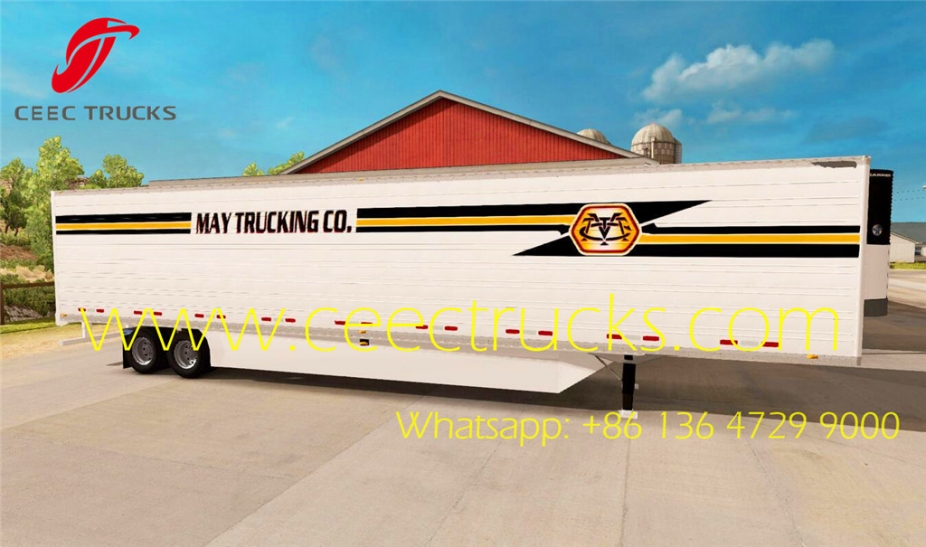 40-60 CBM refrigetated semi-trailer manufacturer lowest price sale