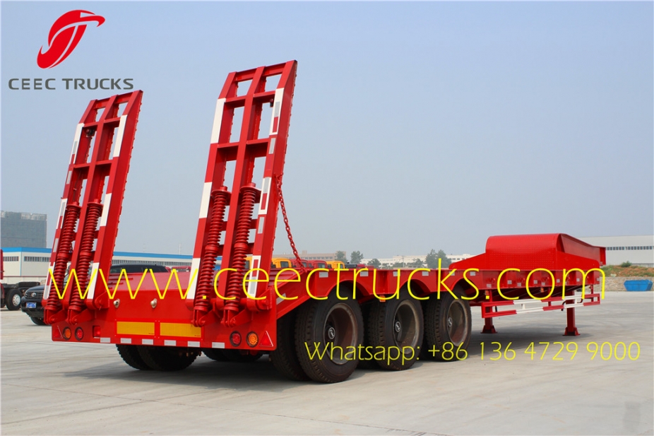 3 Axles Heavy Lowbed trailer