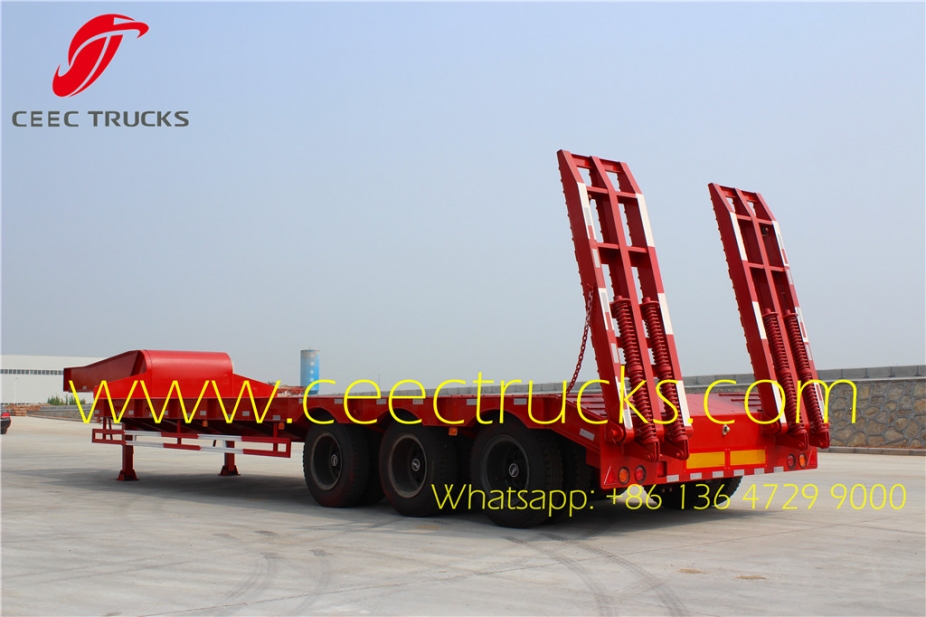 3 Axles Heavy Lowbed trailer