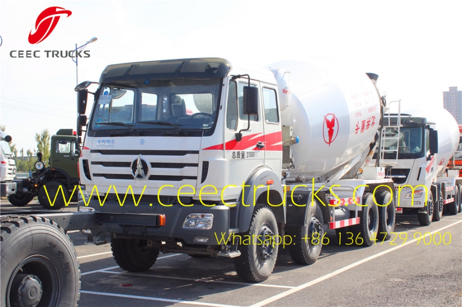 North benz 14 CBM 340HP concrete mixer truck