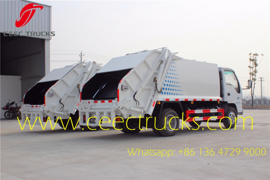 ISUZU 4 CBM refuse compactor truck supplier