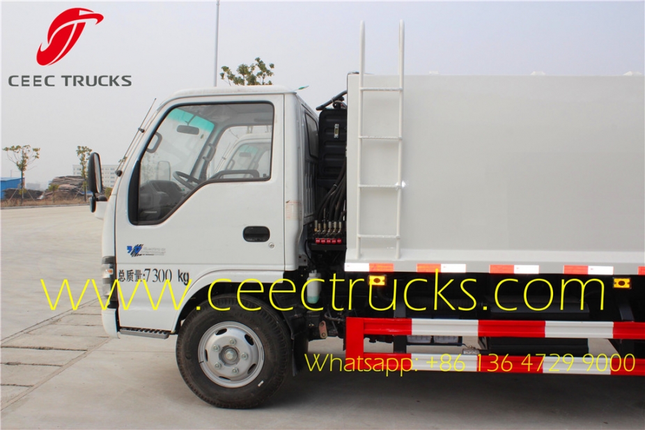 ISUZU 4 CBM refuse compactor truck supplier