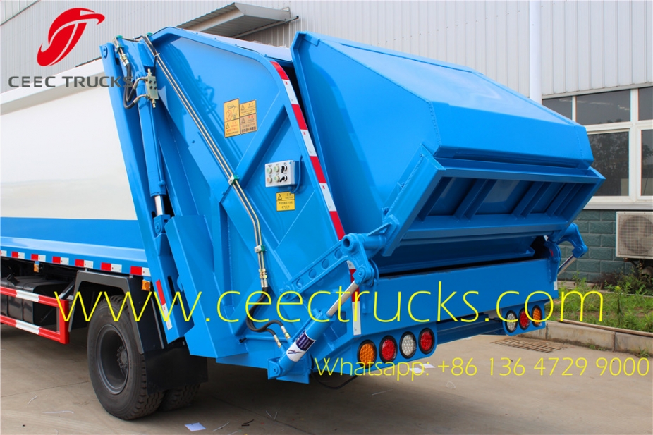 8000 liters dongfeng compressed refuse trucks export Asia Malaysia