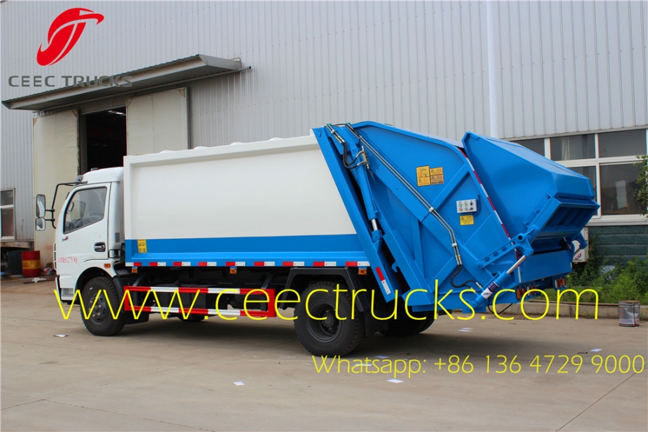 8000 liters dongfeng compressed refuse trucks export Asia Malaysia