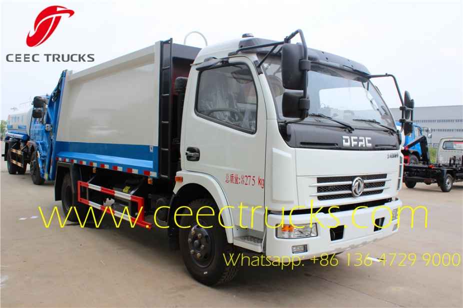 8000 liters dongfeng compressed refuse trucks export Asia Malaysia