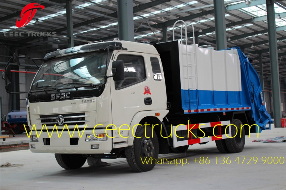 small 8 cbm dongfeng compactor refuse trucks hot sale