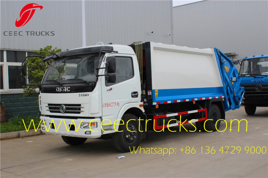 8000 liters dongfeng compressed refuse trucks export Asia Malaysia