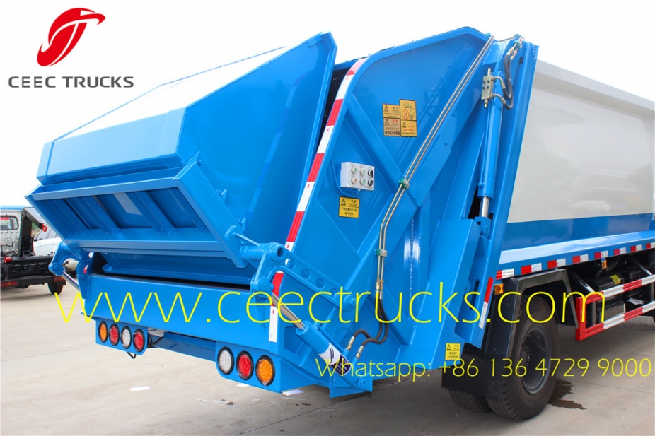 8000 liters dongfeng compressed refuse trucks export Asia Malaysia