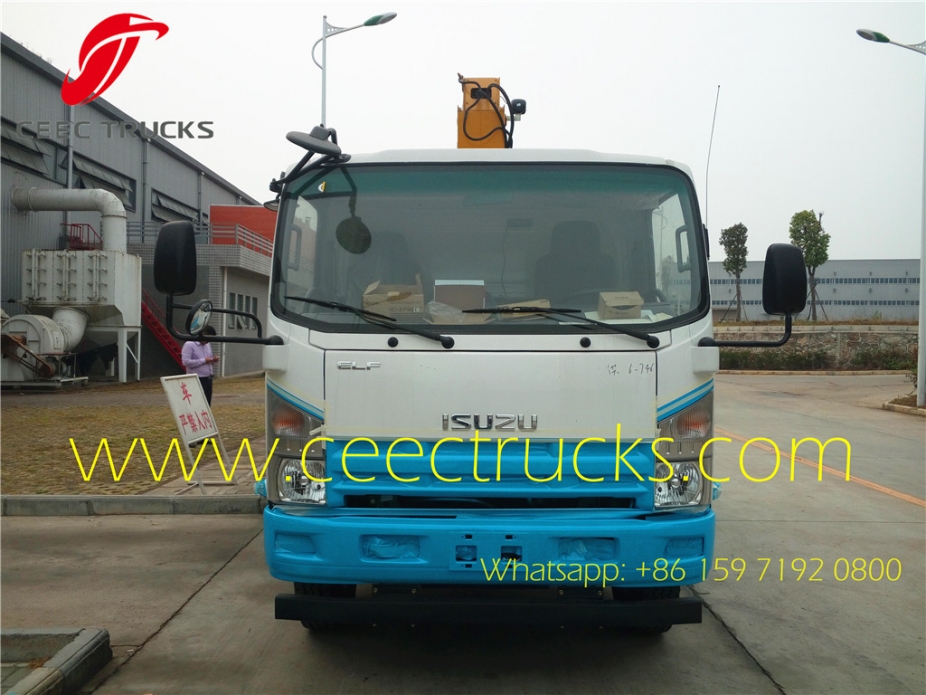 Sierra Leone City emergercy road wrecker ISUZU 5T street recuse truck manufacturer