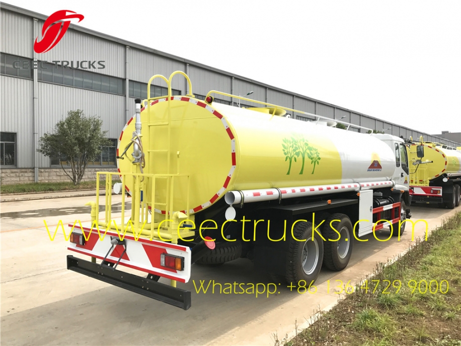 Mongolia customer buy 4 units ISUZU FVZ fuel trucks on sale