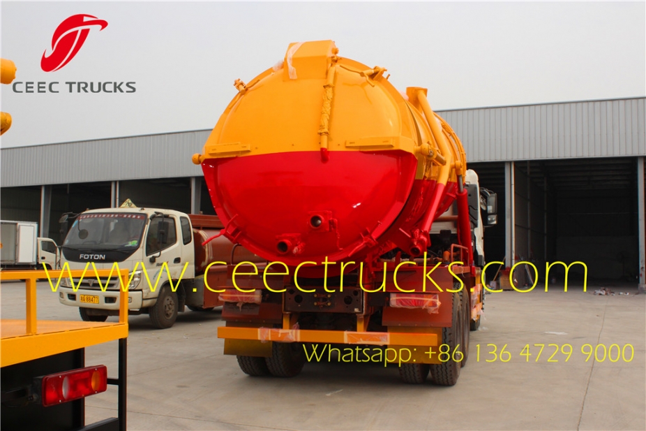 Hot sale Dongfeng 6x4 18000 Litres Vacuum Sewage Suction Tanker Truck