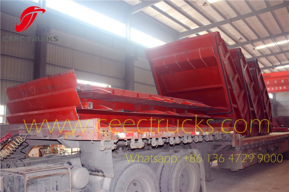 12CBM ISUZU refuse compactor truck auxiliary frame supplier