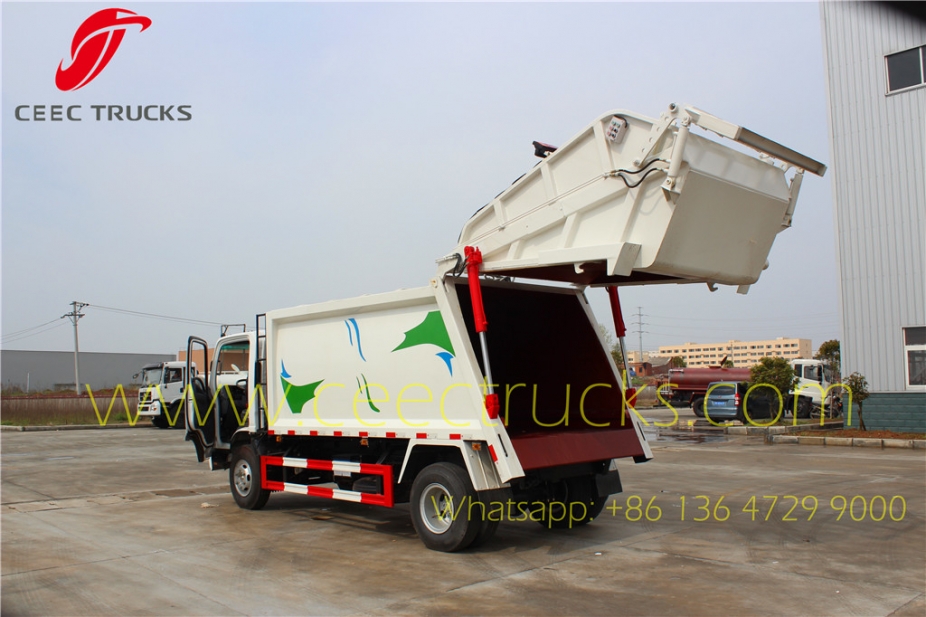 10CBM Myanmar compressed refuse truck tailgate assembly