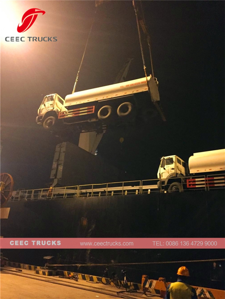 CEEC produce 20CBM water tanker truck