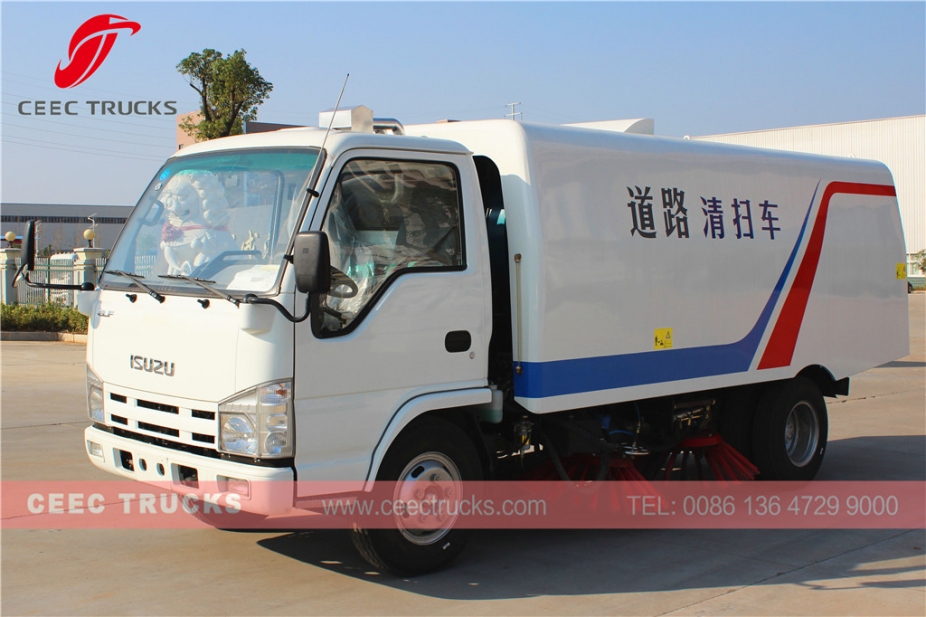 ISUZU 4CBM road sweeper low price