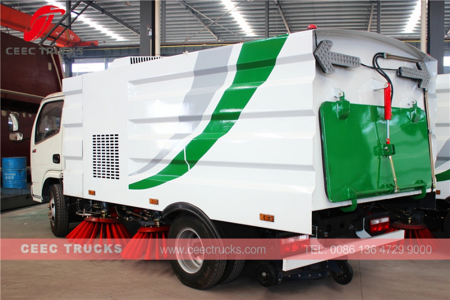 Dongfeng 4000L жол сыпырғыш жүк көлігі