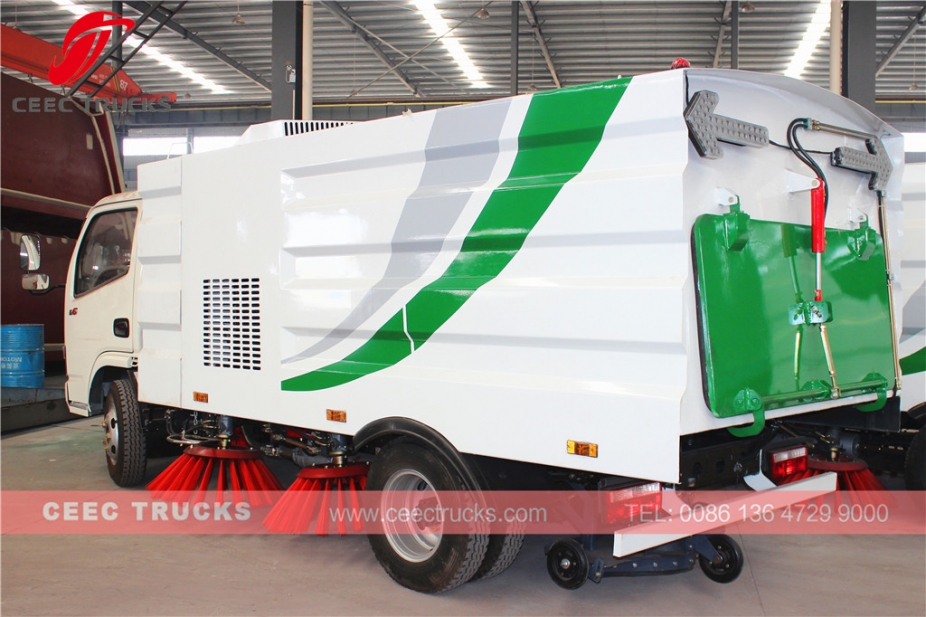 Dongfeng 4000L жол сыпырғыш жүк көлігі