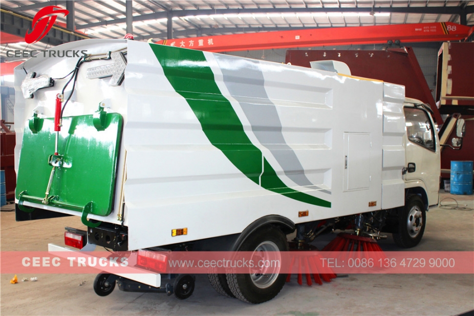 Dongfeng 4000L жол сыпырғыш жүк көлігі