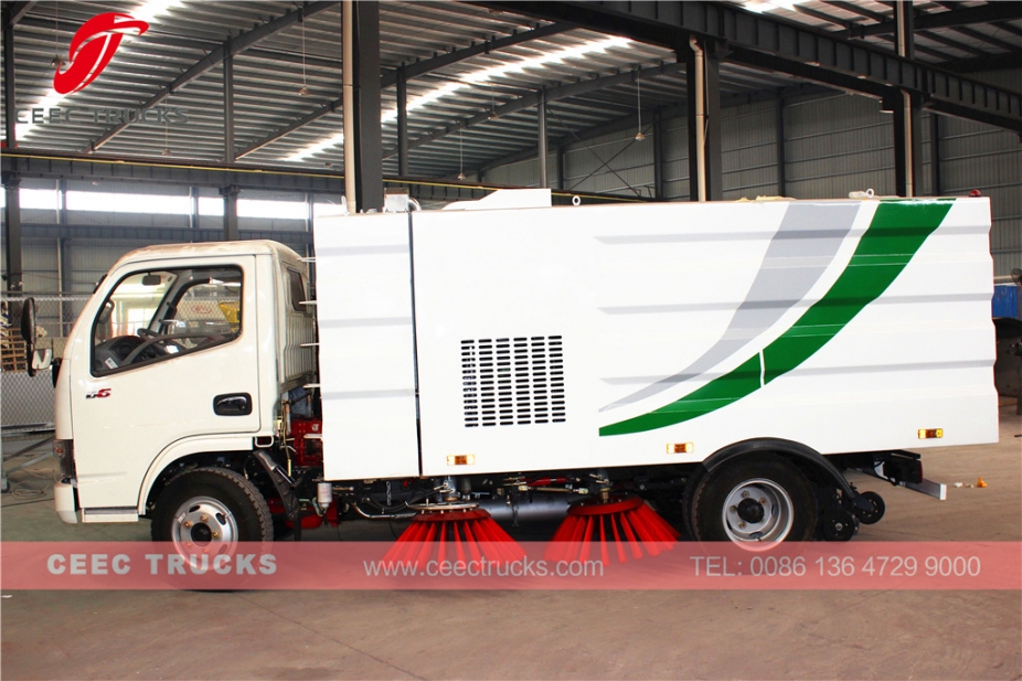 Dongfeng 4000L жол сыпырғыш жүк көлігі