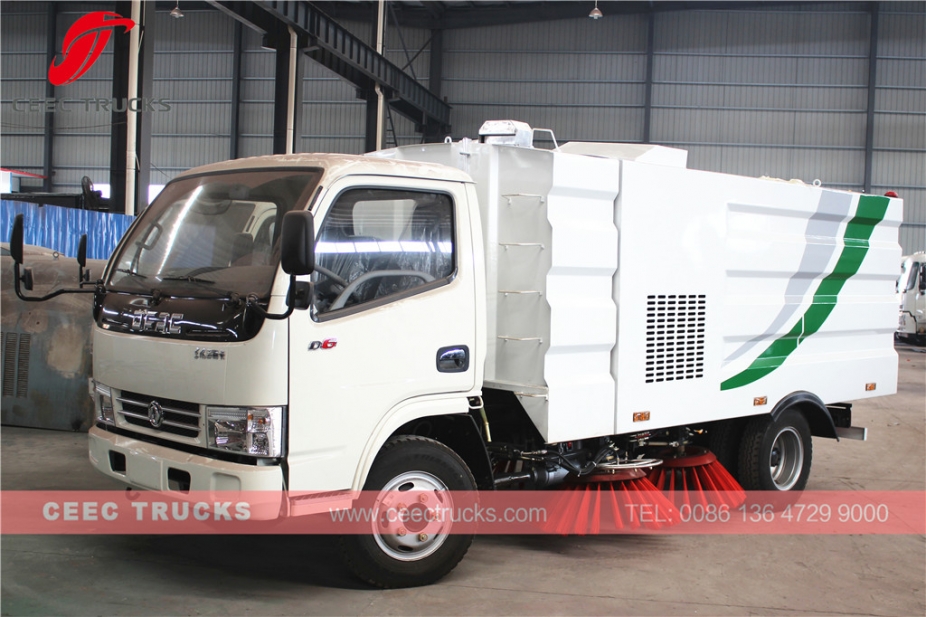 Dongfeng 4000L жол сыпырғыш жүк көлігі