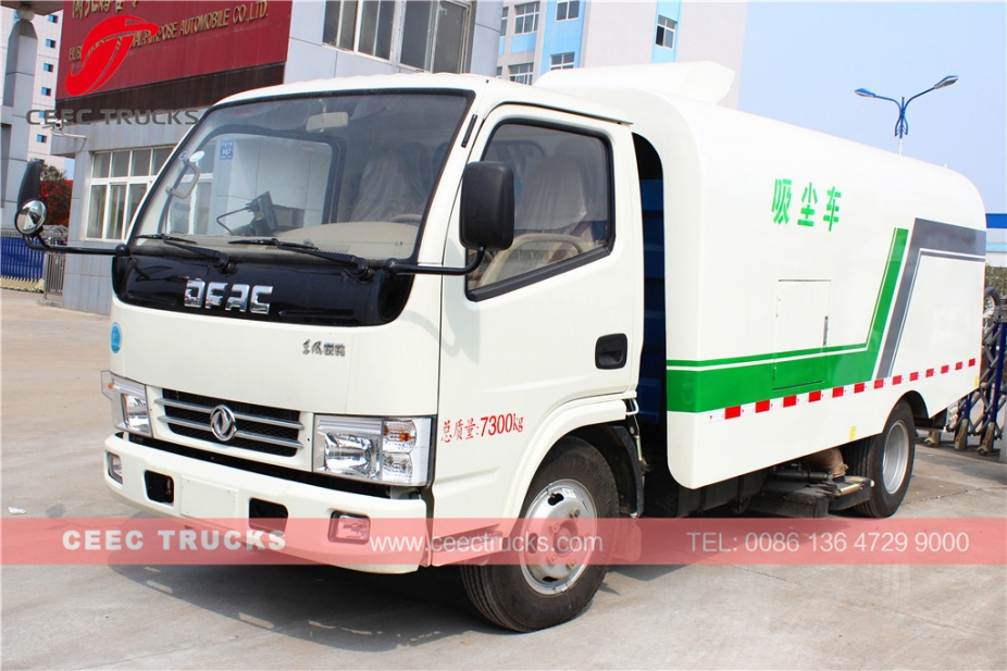 Dongfeng 5000L вакуумды жол сыпырғыш жүк көлігі