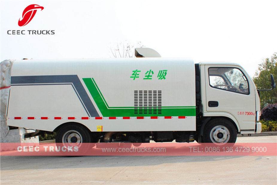 Dongfeng 5000L вакуумды жол сыпырғыш жүк көлігі