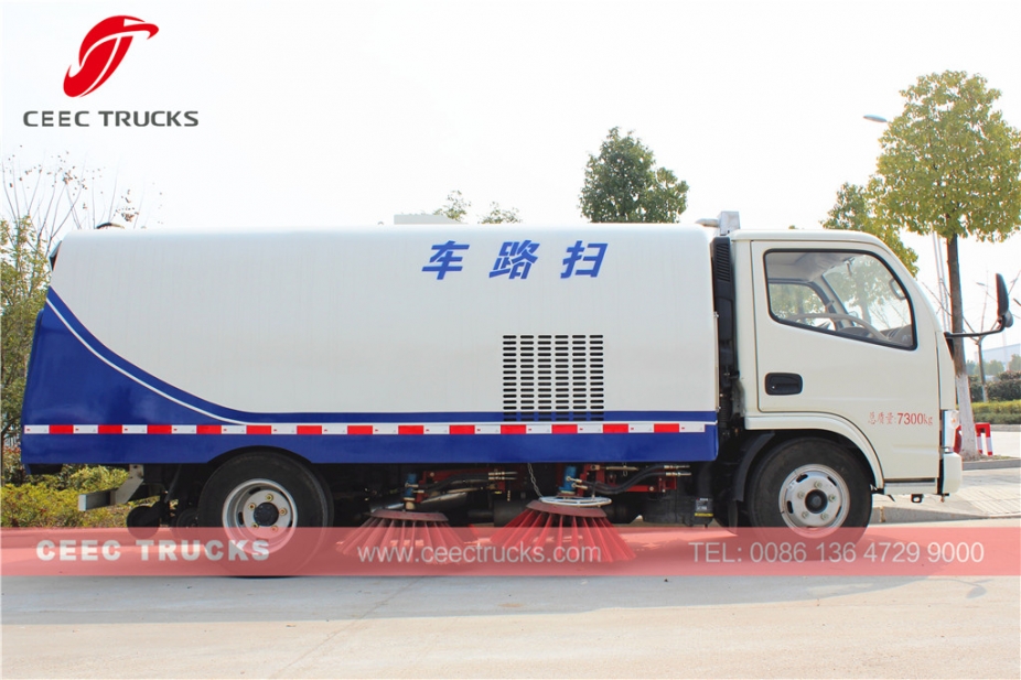 Dongfeng 5CBM жол сыпырғыш жүк көлігі