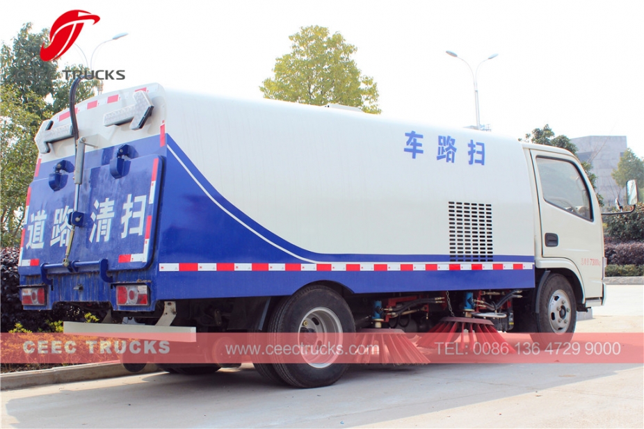 Dongfeng 5CBM жол сыпырғыш жүк көлігі