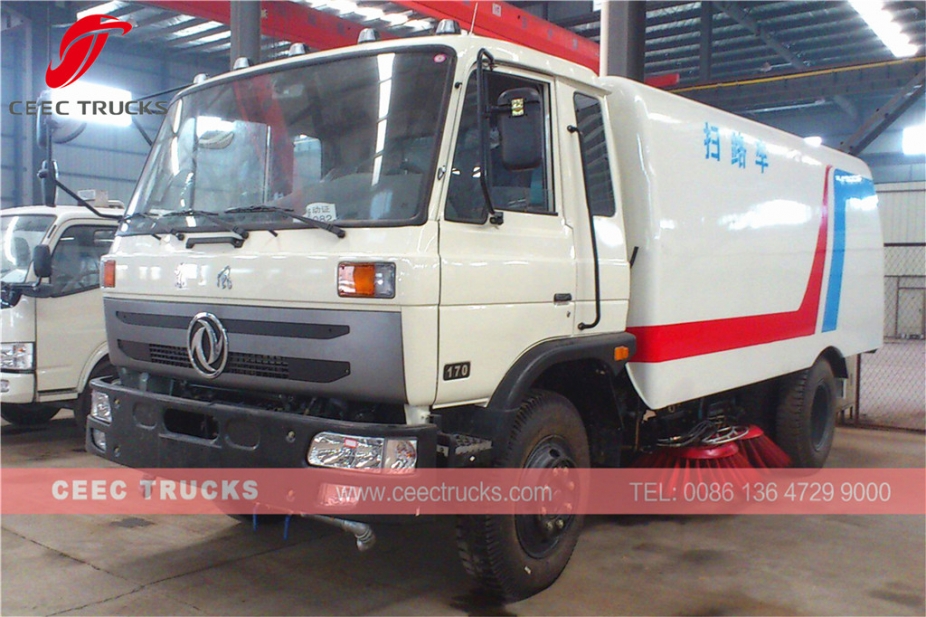 Dongfeng 10 000L жол сыпырғыш жүк көлігі