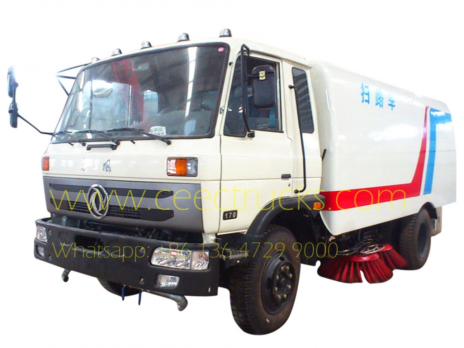 Dongfeng 10 000L жол сыпырғыш жүк көлігі