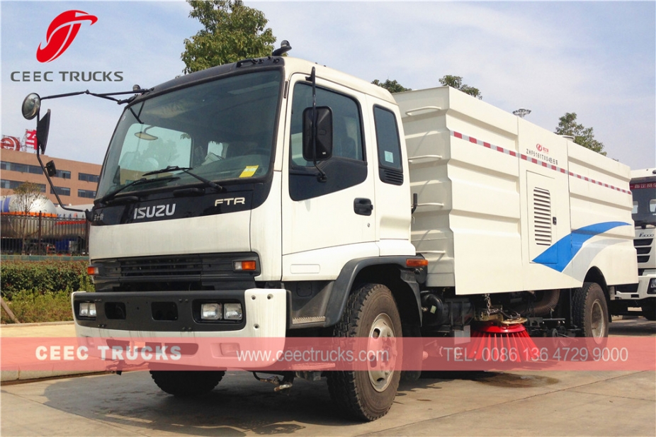 ISUZU 12CBM жол сыпырғыш жүк көлігі